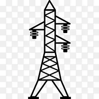输电塔电力传输架空电力线高压