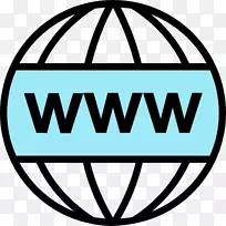 全球互联网计算机图标-网站