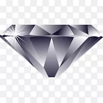 钻石透明宝石珠宝戒指-钻石