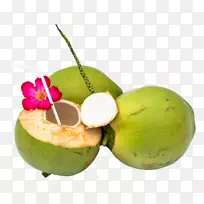 西瓜椰子水素食鸡尾酒西瓜