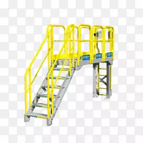 阶梯楼梯工业扶手脚手架-梯子