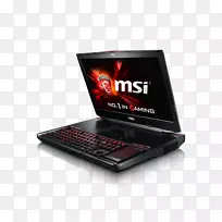 笔记本电脑英特尔msi gt 80 titan sli-膝上型电脑