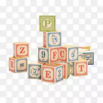 鹅叔叔-林登伍德公司玩具块字母表儿童-玩具