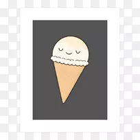 冰淇淋锥-冰淇淋