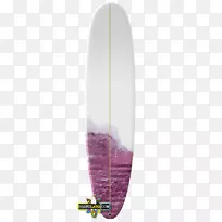 冲浪板-单板-纸冲浪-紫色波浪