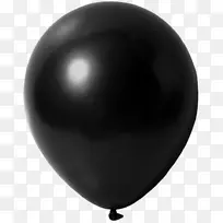 玩具气球氦气黑气球