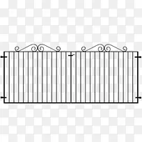 铁栅栏锻铁材料金属锻铁闸门