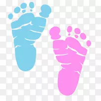 婴儿尿布脚印