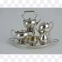 贝尔纳迪古董银瓷咖啡杯-咖啡1950年