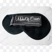 布餐巾化妆品清洁剂黑色橡皮擦