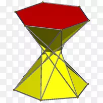 六角反棱镜几何线