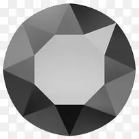 水晶赤铁矿施华洛世奇银喷射模拟宝石和莱茵石-喷射