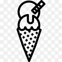 冰淇淋牛奶食品电脑图标冰淇淋