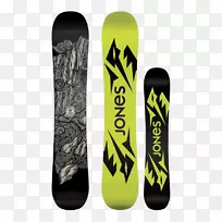 滑雪板运动用品琼斯山双胞胎(2016年)腰部-滑雪板
