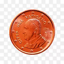 2欧元纪念币梵蒂冈欧元硬币-20美分欧元硬币