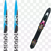 滑雪捆绑滑雪板，雪橇，滑雪，越野滑雪