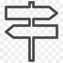 道路计算机图标方向位置或指示标志旅行剪贴画-道路