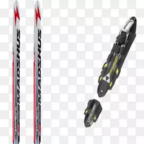滑雪捆绑滑雪杆滑雪板的设计