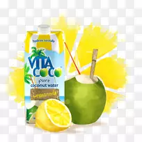椰子水橙汁有机食品-果汁