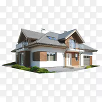 庄园住宅建筑工程建筑平台-房屋