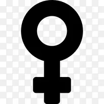 象形文字女性标志电脑图标性别符号女性