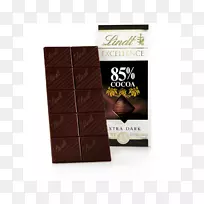 巧克力棒黑巧克力可可豆Lindt&sprüngli-巧克力