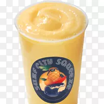 冰沙橙汁奶昔新鲜菠萝果