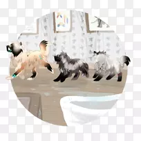 犬种毛皮母鹅