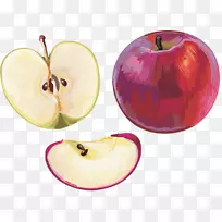 苹果水果摄影剪贴画-Verdura