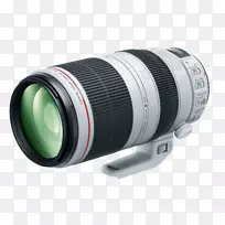 佳能：100-400 mm镜头，佳能镜头，安装镜头，方向盘，400 mm镜头，远距离变焦，100-400毫米f/4.5-5.6L是Ⅱ型USM相机镜头-照相机镜头。