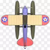 飞机螺旋桨模型飞机机翼