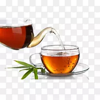 绿茶大吉岭茶花茶输液茶