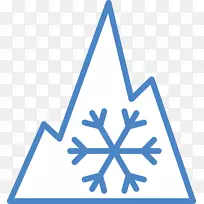 电脑图标移动家庭雪轮胎雪花符号-雪花