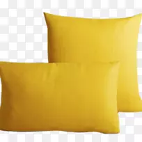 靠垫黄色枕头儿童