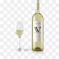 白葡萄酒-一杯苏维浓白葡萄酒