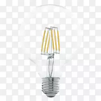 白炽灯灯泡LED灯丝爱迪生螺旋发光技术效率