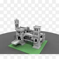 比例模型-三维城堡