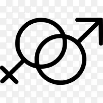 性别符号计算机图标lgbt图表.符号