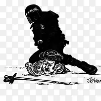西班牙式斗牛卡通斗牛士幽默面板-托莱罗