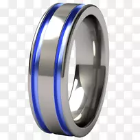 结婚戒指钛环订婚戒指