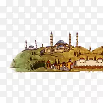 土耳其拜占庭帝国拜占庭建筑崇拜城伊斯坦布尔城