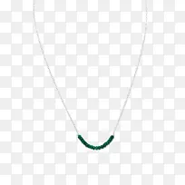 项链青绿色珠宝链-项链
