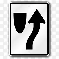 交通标志管制标志道路布告栏-右转