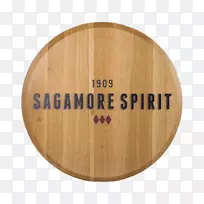 萨加莫尔烈酒酿酒厂黑麦威士忌桶蒸馏饮料桶