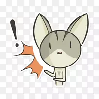 胡须，猫，狗，犬科，剪贴画-猫