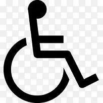 残疾轮椅人士无障碍标志-轮椅