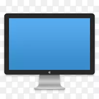 苹果雷电显示Mac迷你电脑显示器电脑图标-苹果