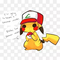 Pikachu ash Ketchum Pokémon Go角色-Pikachu