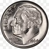 罗斯福一角费城薄荷银币硬币