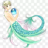 美人鱼画传奇生物艺术美人鱼